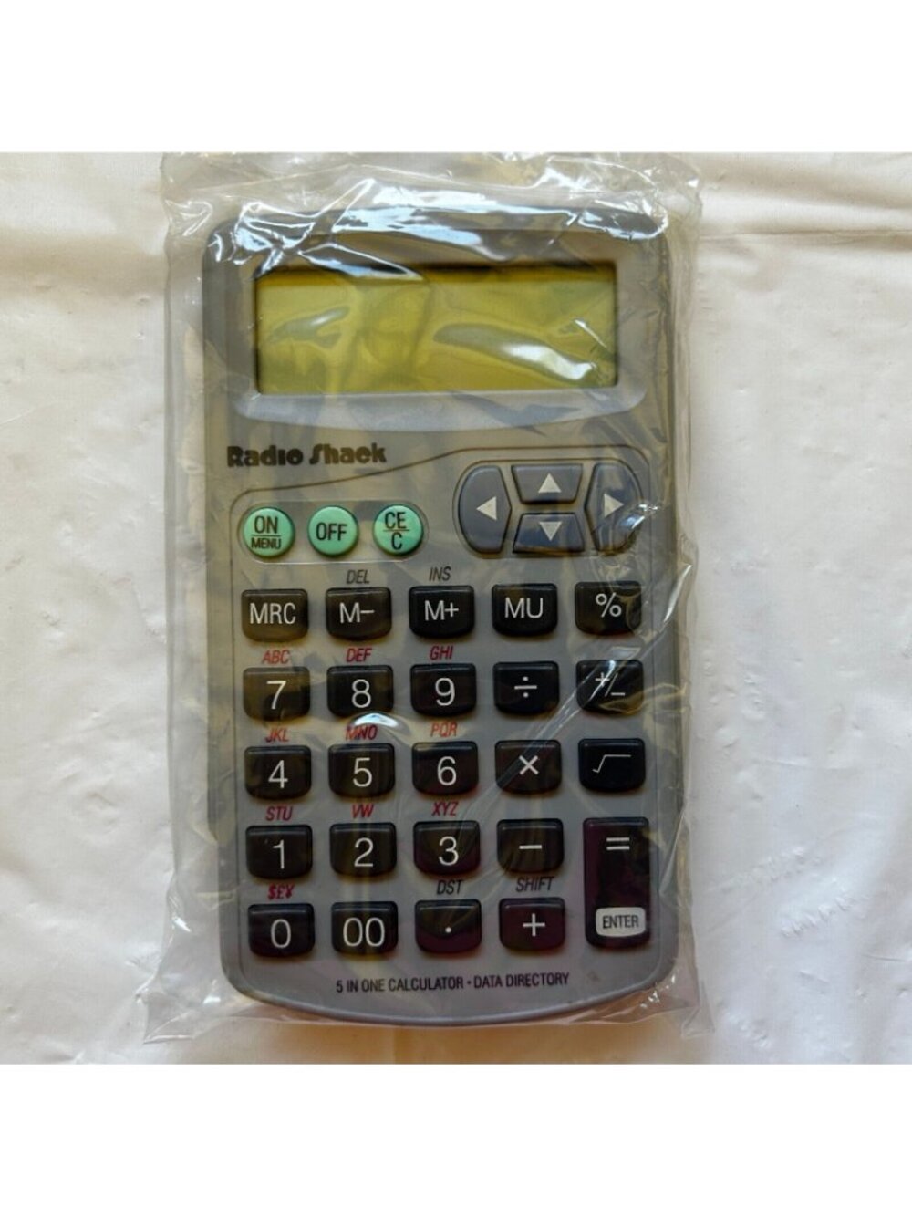 RADIO SHACK EC-360 5 in 1 calculator Data directory very rare for parts/repair - Picture 6 of 13